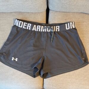 Under Armour Women's Charcoal Athletic Shorts